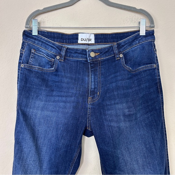 DU/ER Performance Denim Girlfriend - Heritage Blue Women’s Size 31x30 Jeans - Picture 6 of 15